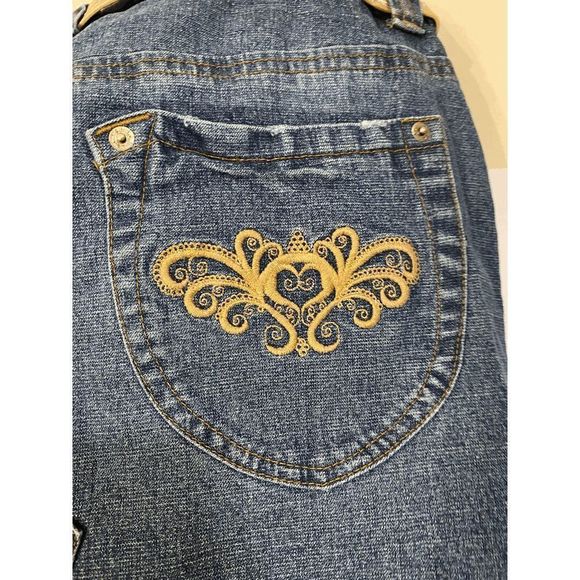 LEI Design 🐾 Ashley Ultra-Low Rise Size 13 Jean Skirt, NWT - Picture 5 of 5